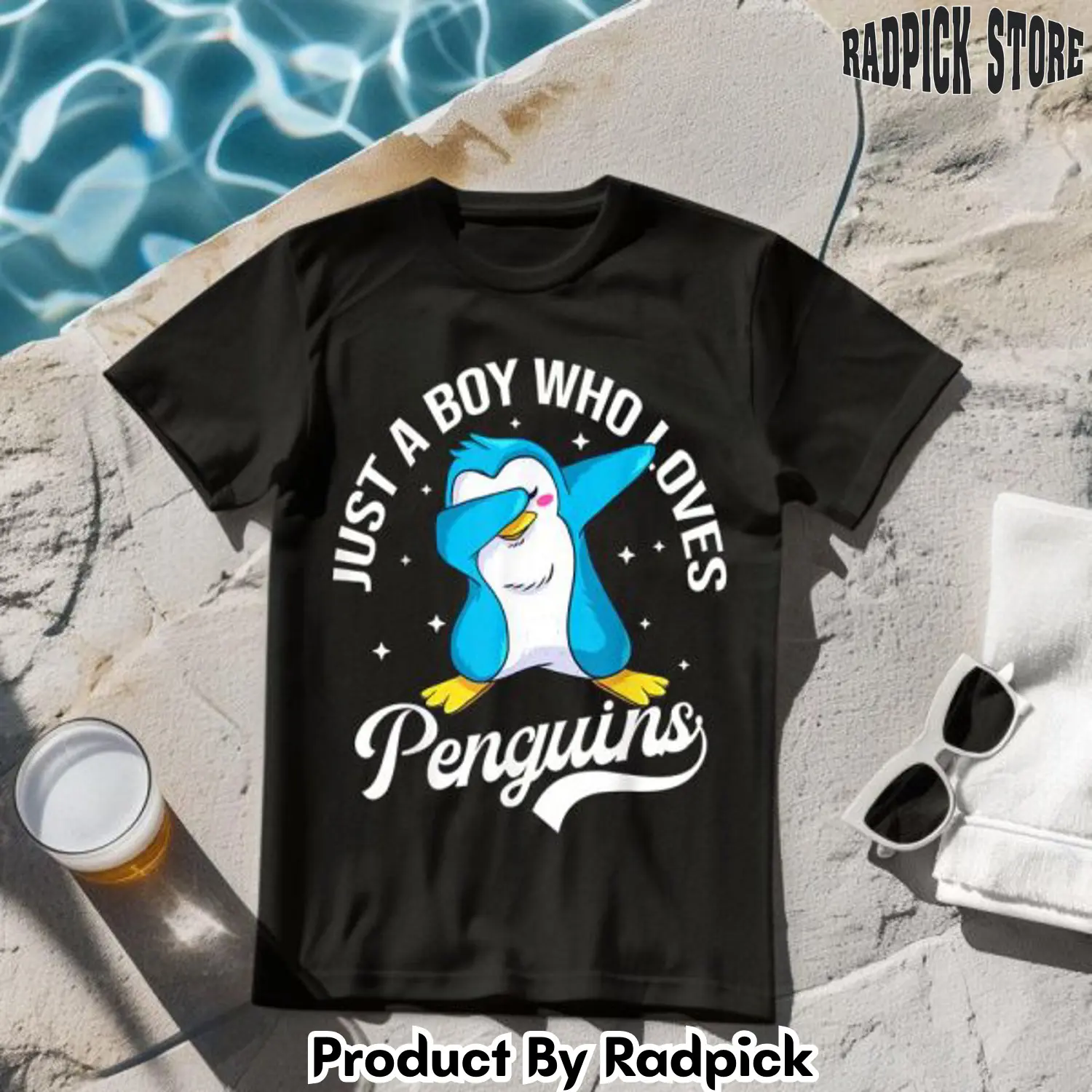 Just a boy who loves penguins tshirt rp2627710